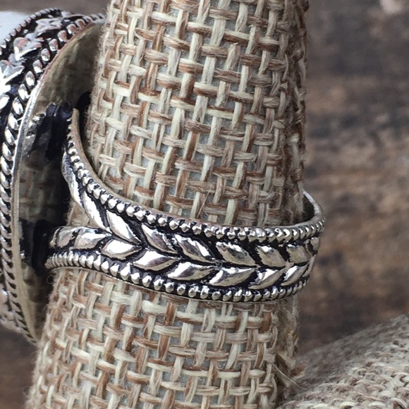 Ruby in Zoisite Stone Ring Size 8.25 - Picture 7 of 12